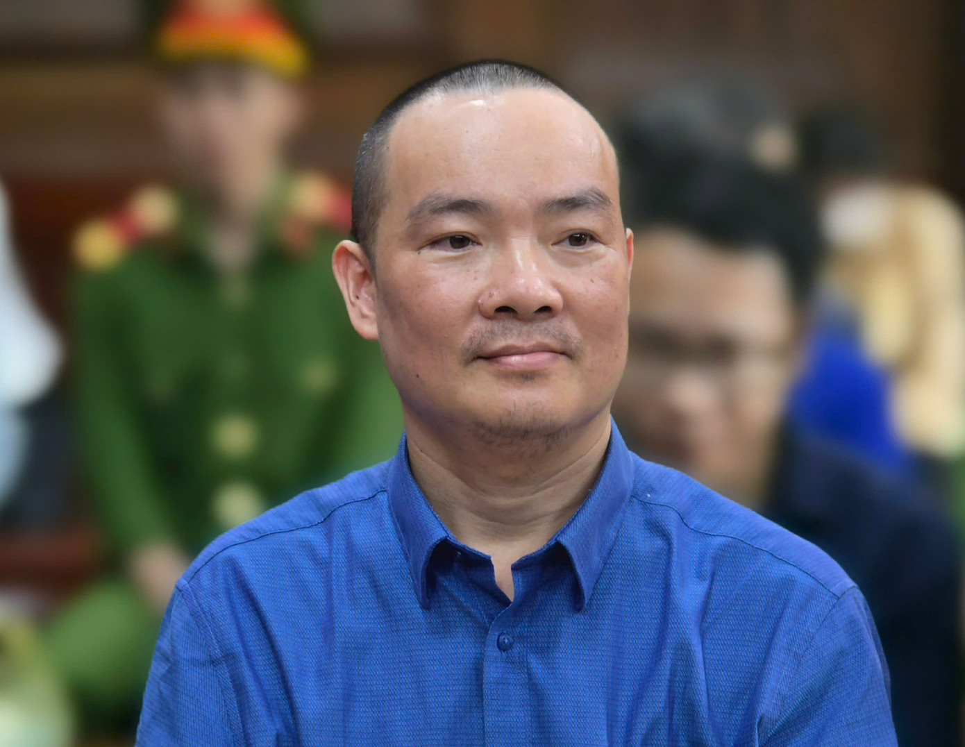 Bị cáo Hồ Đình Thái Hòa tại phiên tòa.