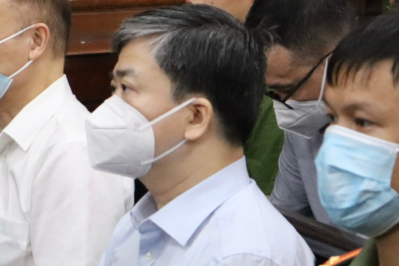 Ông Lê Đức Thọ tại phiên tòa sơ thẩm. Ảnh: Tân Châu Ông Lê Đức Thọ tại phiên tòa sơ thẩm. Ảnh: Tân Châu