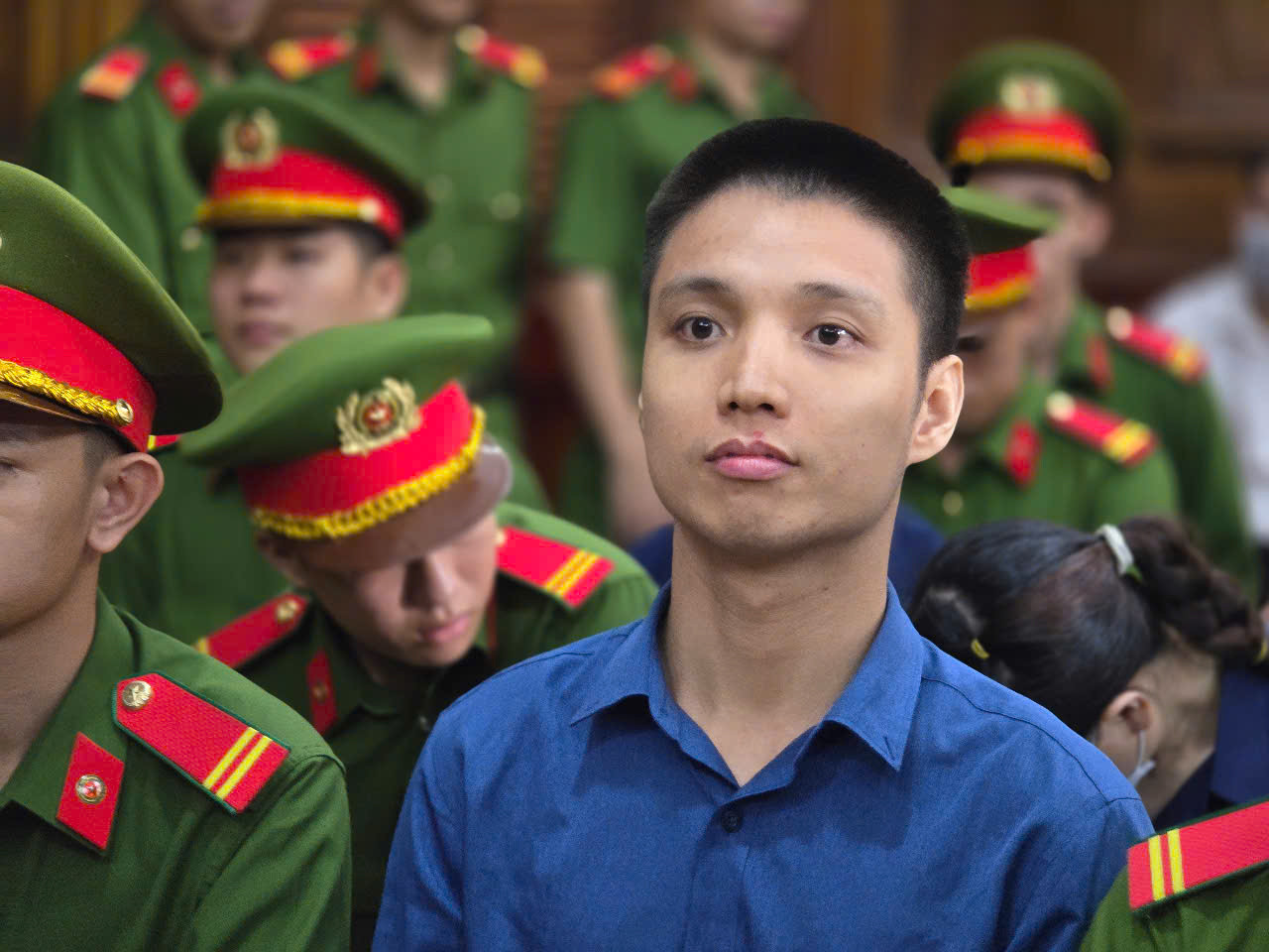 Bị cáo Đặng Thái Hân (cựu Phó giám đốc Trung tâm dạy nghề lái xe Sài Gòn) tại phiên tòa. Bị cáo Đặng Thái Hân (cựu Phó giám đốc Trung tâm dạy nghề lái xe Sài Gòn) tại phiên tòa.