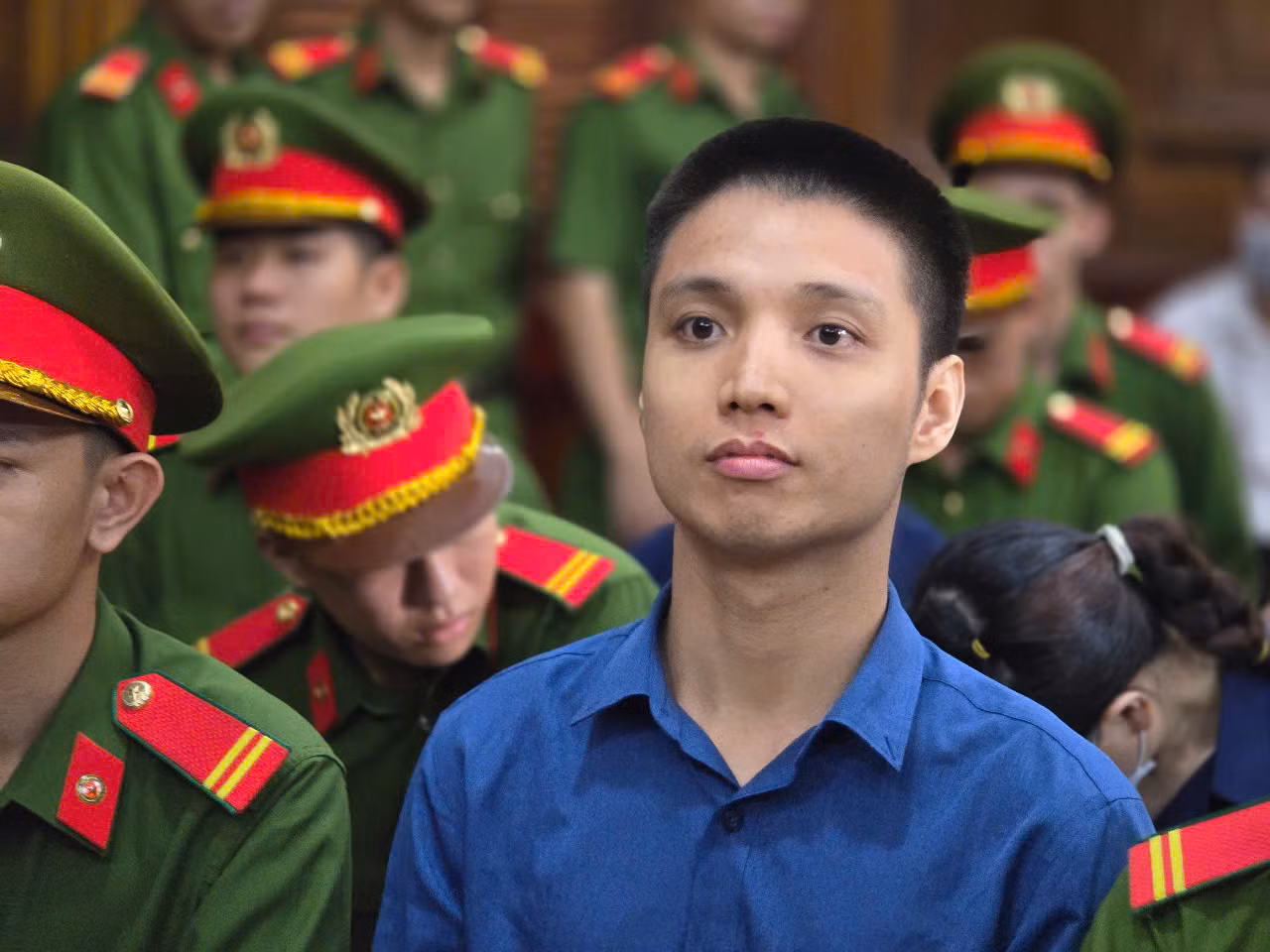 Bị cáo Đặng Thái Hân (cựu Phó giám đốc Trung tâm dạy nghề lái xe Sài Gòn) tại phiên tòa. Bị cáo Đặng Thái Hân (cựu Phó giám đốc Trung tâm dạy nghề lái xe Sài Gòn) tại phiên tòa.