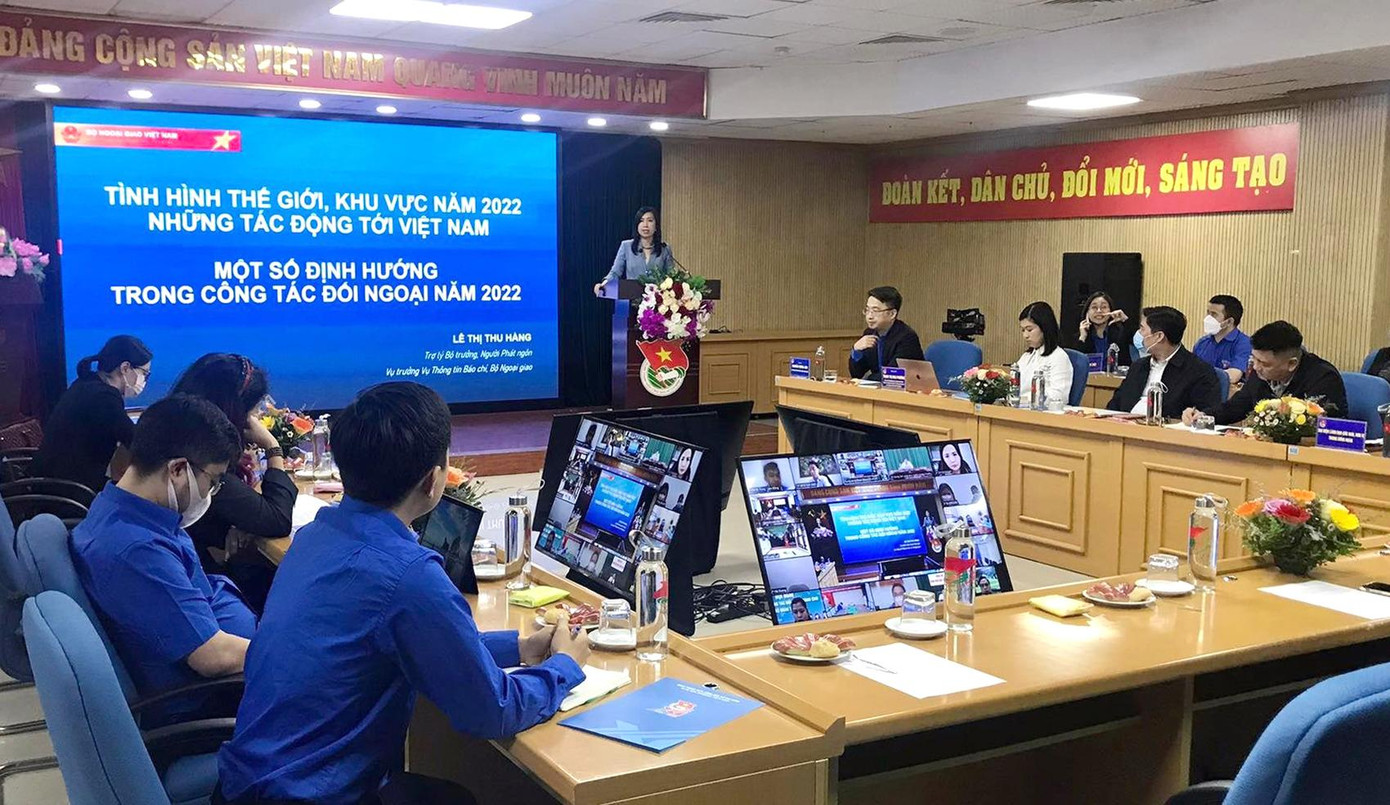 Hội nghị tập huấn công tác đối ngoại dành cho cán bộ Đoàn toàn quốc diễn ra chiều 28/3 Hội nghị tập huấn công tác đối ngoại dành cho cán bộ Đoàn toàn quốc diễn ra chiều 28/3