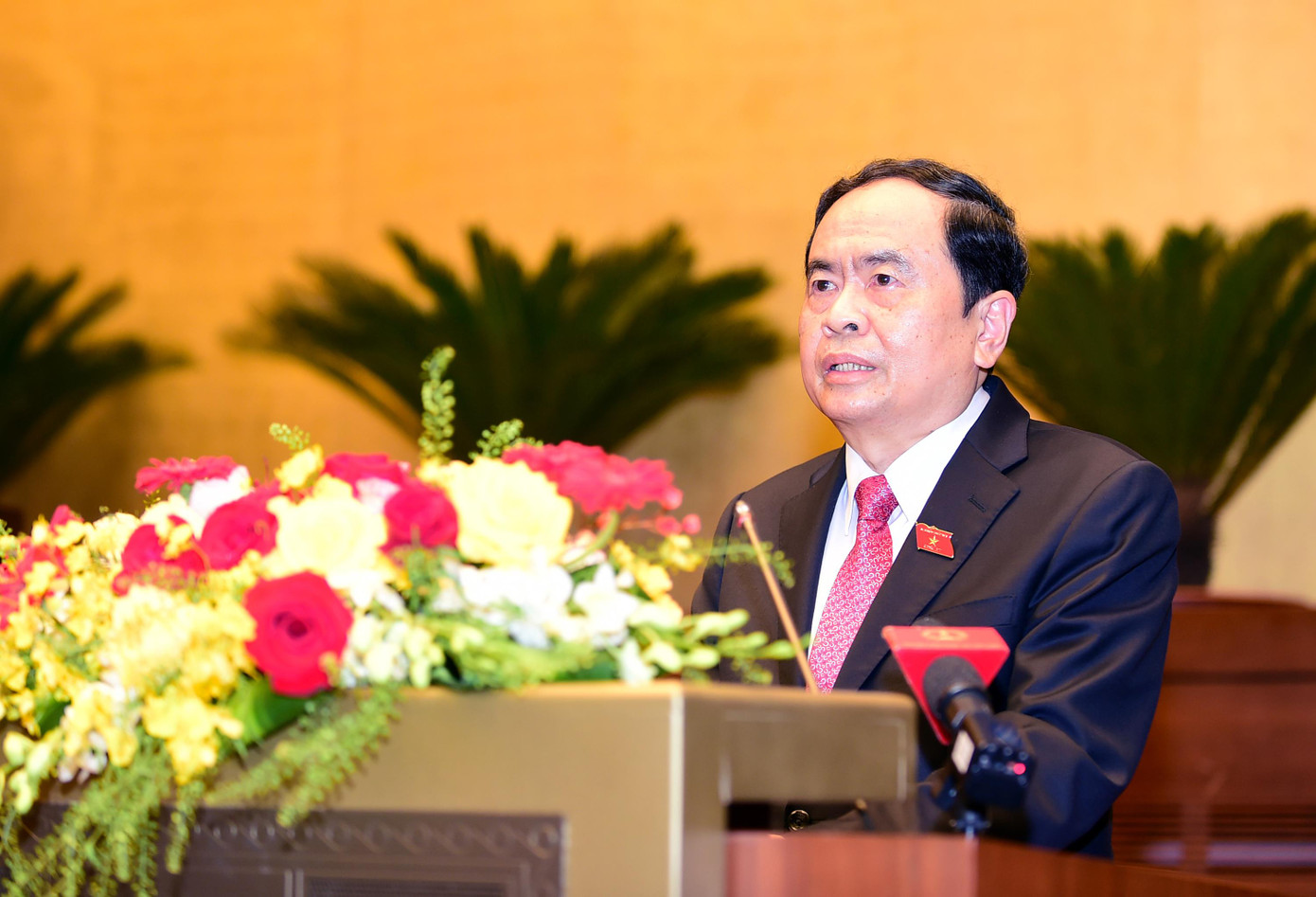 Phó Chủ tịch Thường trực Quốc hội Trần Thanh Mẫn phát biểu tại Diễn đàn