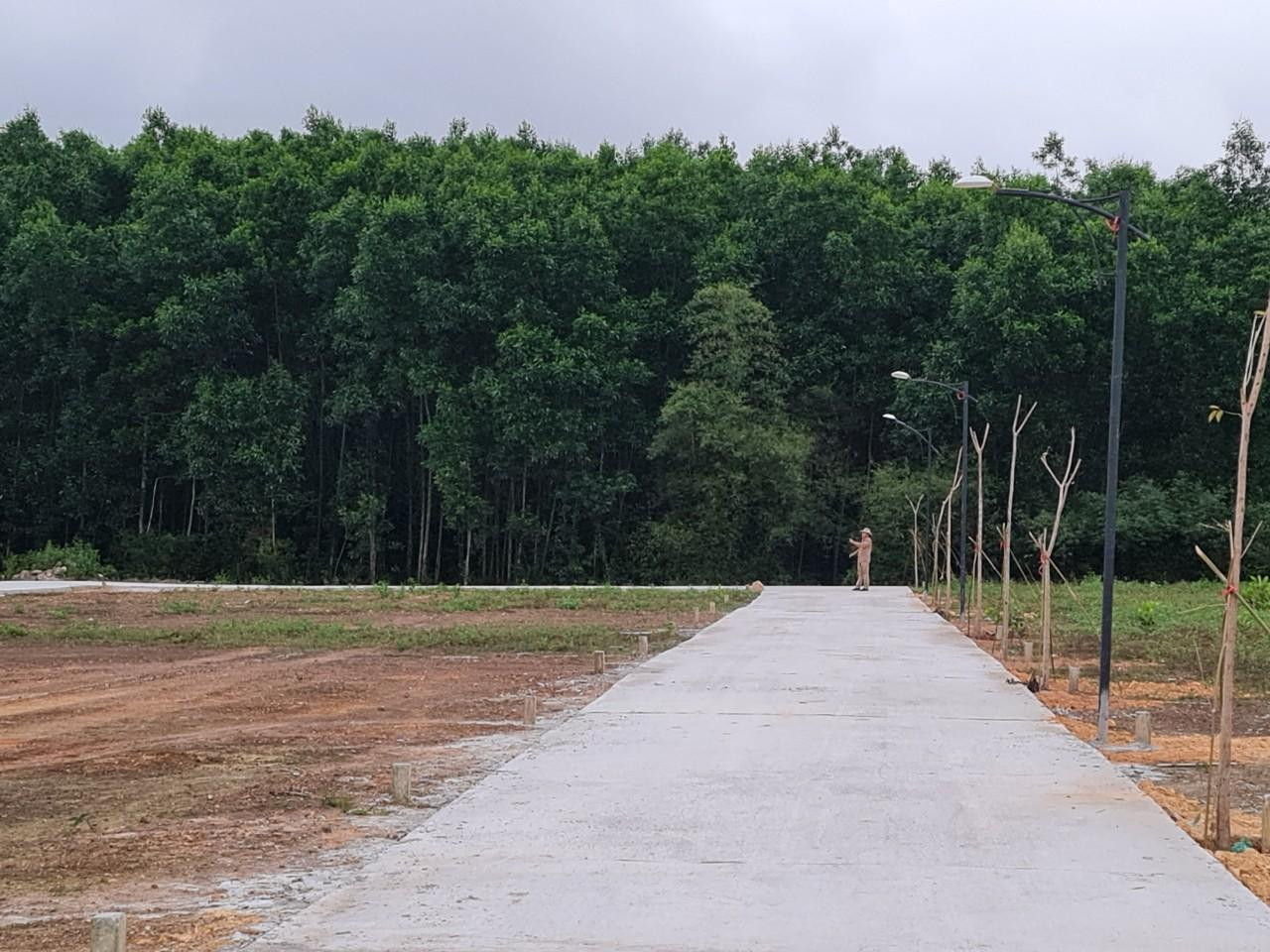 Khu đất trồng cây lâu năm do ông Trần Nhật Quang, bà Nguyễn Thị Mỹ Linh phân thành 54 lô, rao bán đất khu quy hoạch nghỉ dưỡng. Khu đất trồng cây lâu năm do ông Trần Nhật Quang, bà Nguyễn Thị Mỹ Linh phân thành 54 lô, rao bán đất khu quy hoạch nghỉ dưỡng.