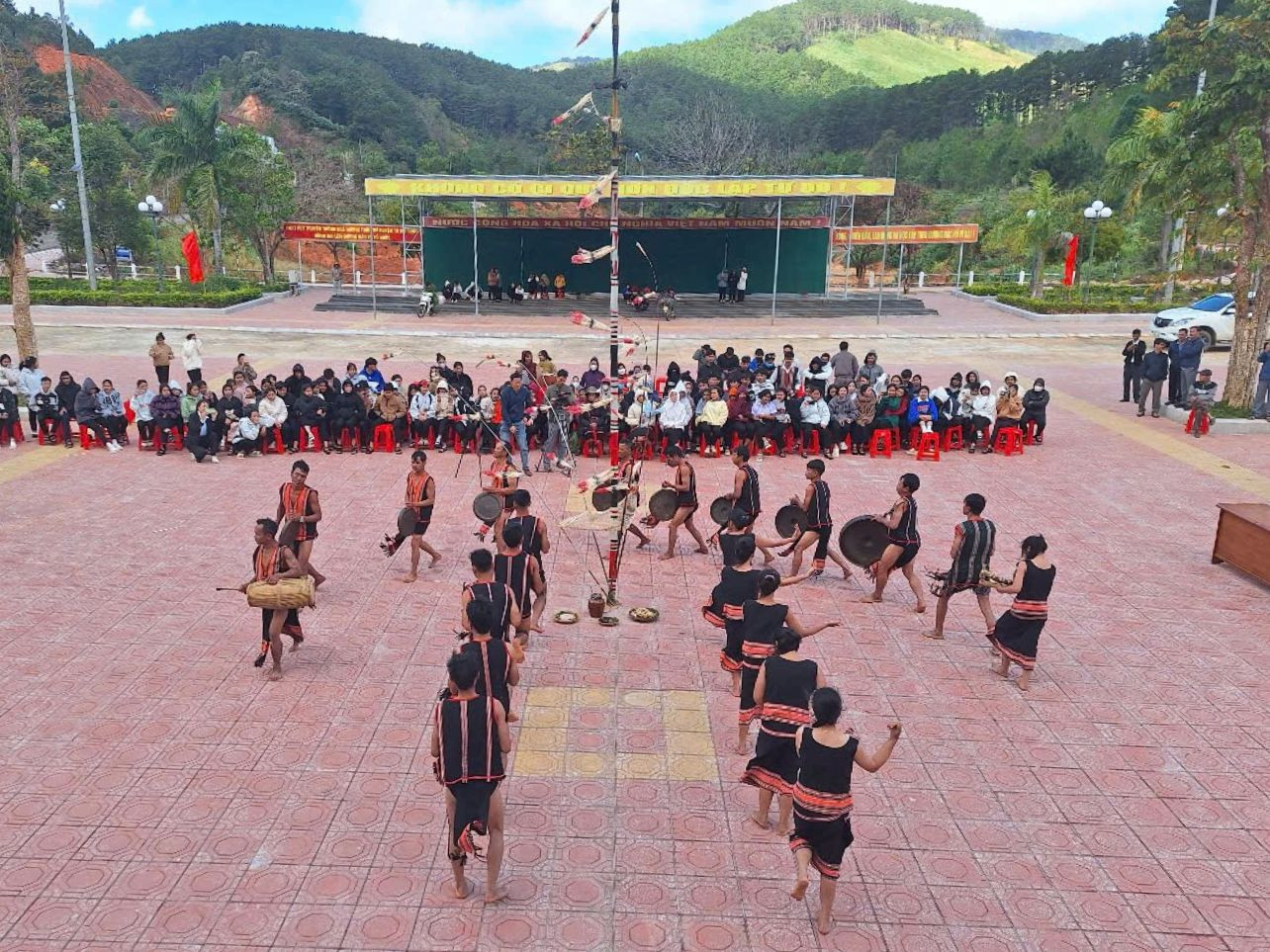 Quang cảnh của hội thi.