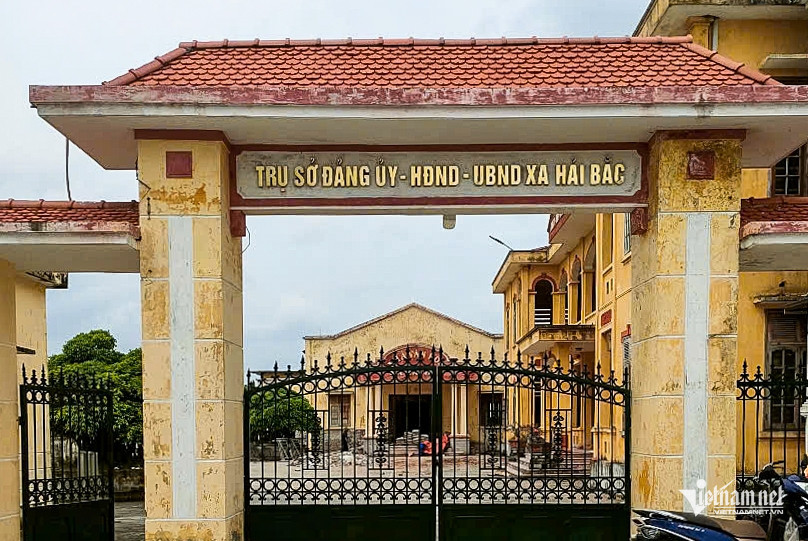Trụ sở UBND xã Hải Bắc cũ, nơi xảy ra sự việc. Ảnh: Trọng Tùng