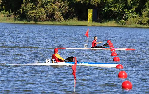 Thành Quang (5) thua người đoạt HC vàng trong tích tắc. Ảnh: Đức Đồng. Thành Quang (5) thua người đoạt HC vàng trong tích tắc. Ảnh: Đức Đồng