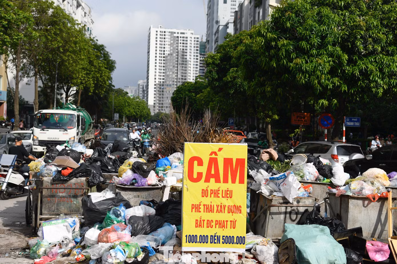 Đoạn giao với phố Thành Thái hiện đang trở thành điểm tập kết rác thải tự phát, trong khi lối đi nhỏ không có rào chắn, gây nguy hiểm cho người tham gia giao thông, đặc biệt vào ban đêm.