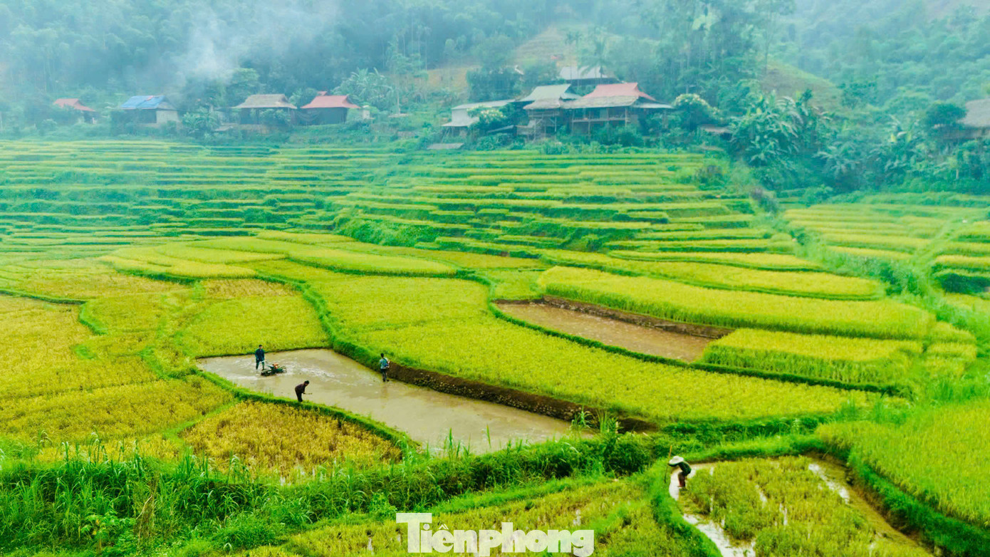 Pù Luông mang đậm nét đẹp của miền núi cao Tây Bắc với ruộng bậc thang lớp lớp, mây núi trùng điệp, mang nét đẹp mờ ảo, hoang sơ đến mê người. Pù Luông mang đậm nét đẹp của miền núi cao Tây Bắc với ruộng bậc thang lớp lớp, mây núi trùng điệp, mang nét đẹp mờ ảo, hoang sơ đến mê người.