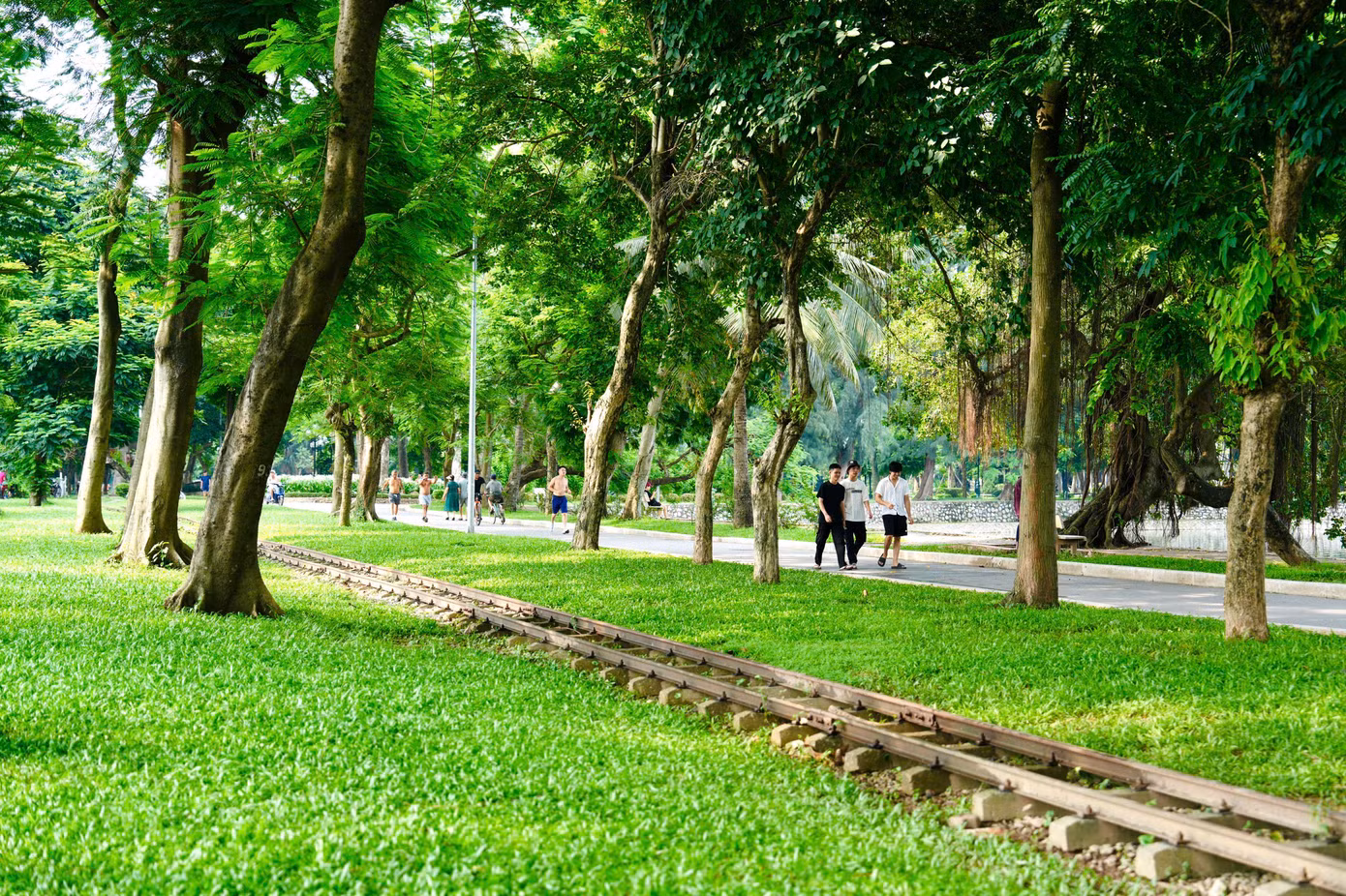 Nằm giữa nhịp sống sôi động và tấp nập của thủ đô Hà Nội, công viên Lê Nin không chỉ là một "lá phổi xanh" mang lại không gian trong lành cho người dân nơi đây, mà còn là điểm đến lý tưởng để người dân thư giãn và tận hưởng cuộc sống.