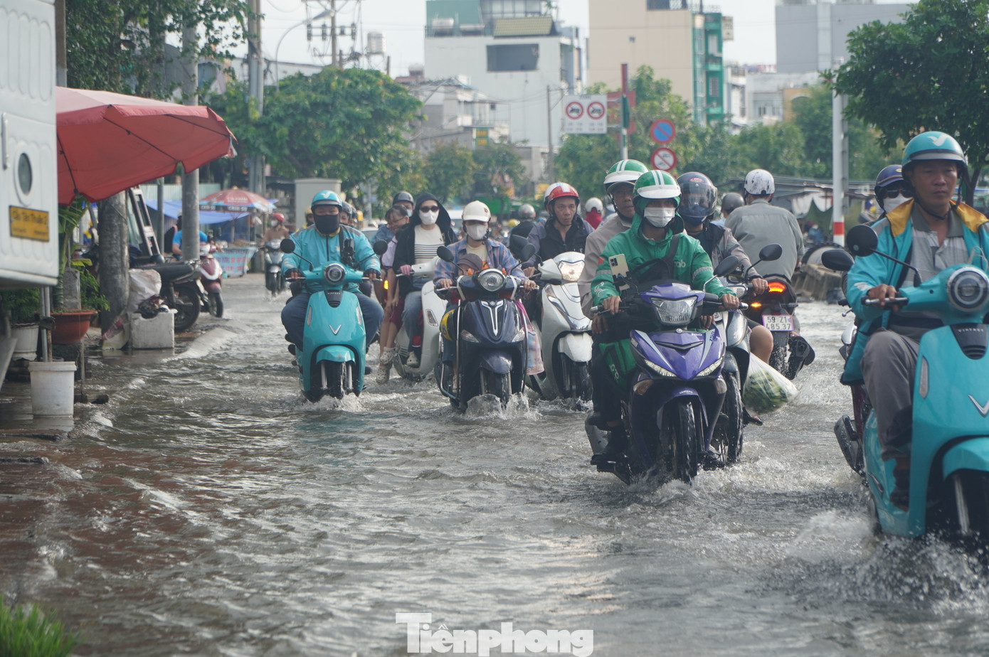 Cơ quan Khí tượng Thủy văn dự báo đỉnh triều cường tại TPHCM có khả năng xuất hiện vào ngày 2-3/11 (tức mùng 2 – 3 tháng 10 Âm lịch). (Ảnh minh họa)