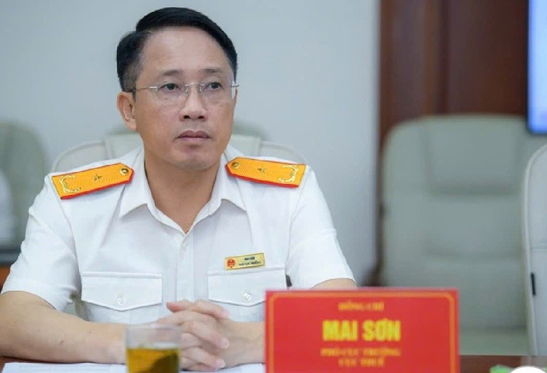 Ông Mai Sơn - Phó Cục trưởng Cục Thuế, Bộ Tài chính. Ảnh: VGP.