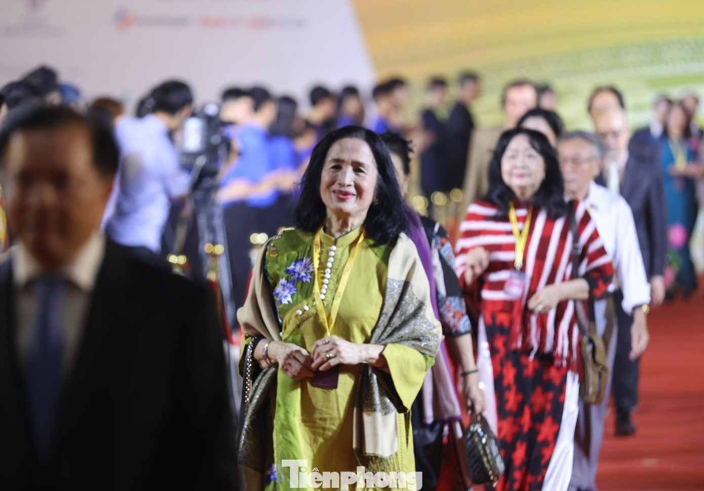 NSND Trà Giang - một trong những nữ nghệ sĩ gạo cội, huyền thoại của điện ảnh Việt Nam. Bà thuộc lớp nghệ sĩ tài danh của Khóa 1 của Điện ảnh Việt Nam. Ảnh: NHƯ Ý.