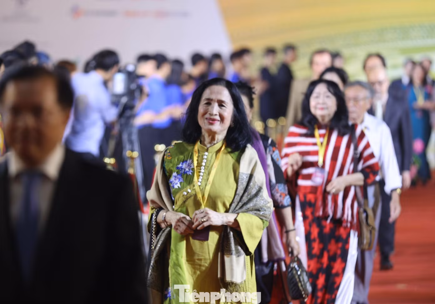 NSND Trà Giang - một trong những nữ nghệ sĩ gạo cội, huyền thoại của điện ảnh Việt Nam. Bà thuộc lớp nghệ sĩ tài danh của Khóa 1 của Điện ảnh Việt Nam. Ảnh: NHƯ Ý.