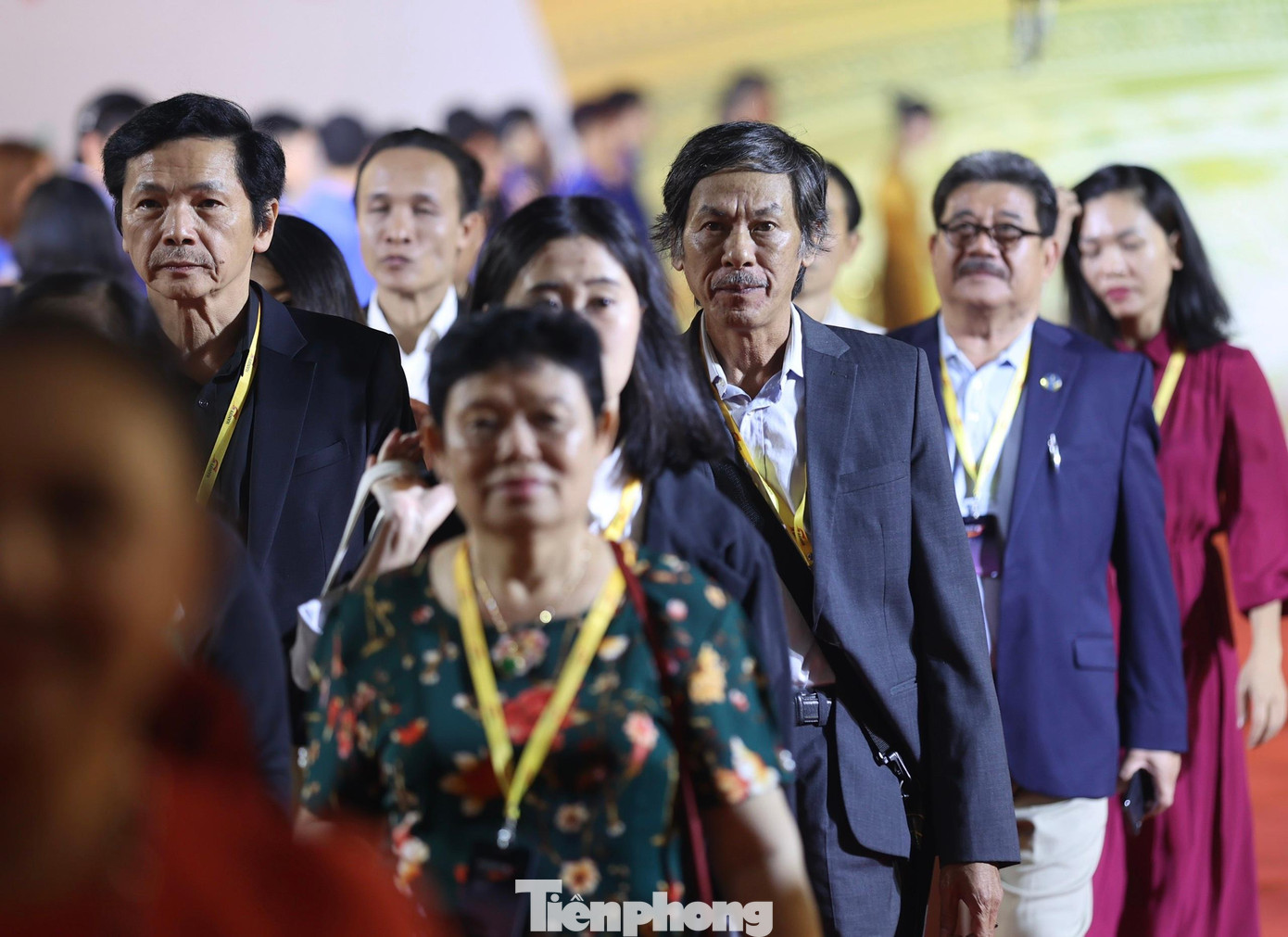 NSND Trung Anh, NSND Bùi Bài Bình là các nghệ sĩ khách mời của HANIFF 2022. Ảnh: NHƯ Ý.