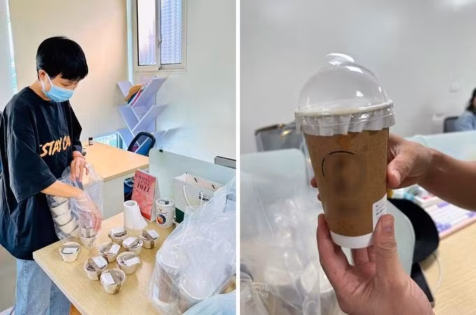Uống trà sữa là thói quen của nhiều người trẻ hiện nay, thậm chí trở thành nét văn hóa đặc trưng ở một số công ty, văn phòng (Ảnh: P.H).