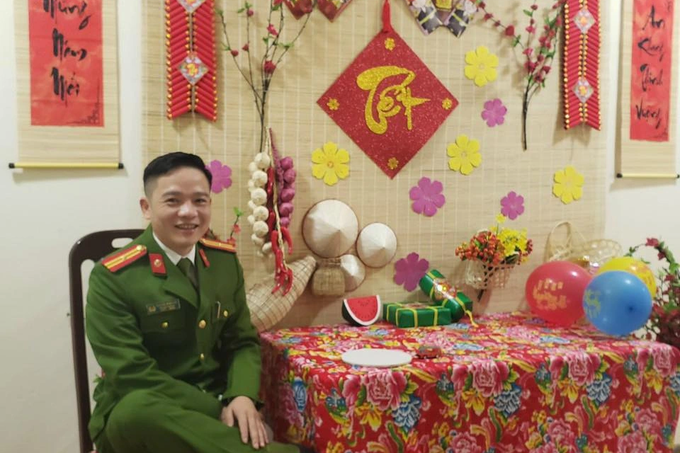 Thiếu tá Nguyễn Minh Đức trong đời thường (Ảnh: Nhân vật cung cấp).