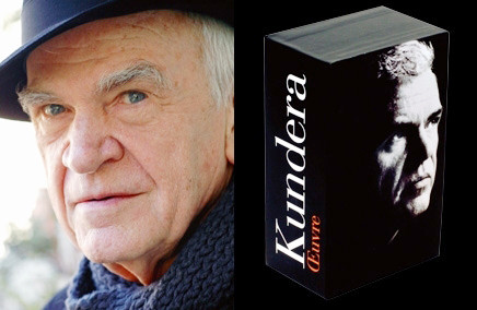 Milan Kundera tháng 2-2009, một trong số bức ảnh hiếm hoi được phép của Kundera Ảnh: Gallimard