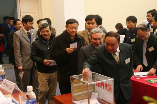 Các đại biểu tham dự Hội thảo quyên góp ủng hộ nạn nhân sóng thần và động đất tại Nhật Bản