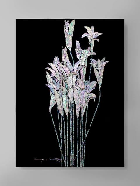 Ngắm tranh sơn mài ưu tú của các họa sỹ Việt Nam - Hàn Quốc ảnh 1