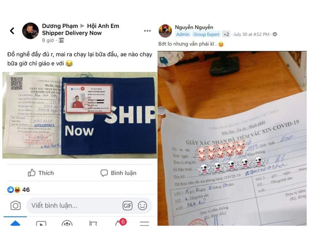 Trên mạng xã hội, các tài xế được tiêm vắc xin cũng vô cùng phấn khởi về hoạt động ý nghĩa này của ShopeeFood (trước đây là NowFood) Trên mạng xã hội, các tài xế được tiêm vắc xin cũng vô cùng phấn khởi về hoạt động ý nghĩa này của ShopeeFood (trước đây là NowFood)