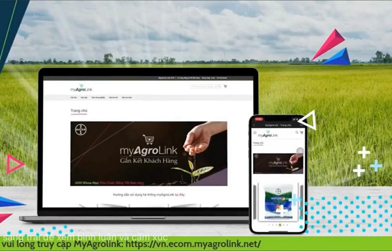 myAgrolink là ứng dụng trực tuyến duy nhất tại Việt Nam giúp kết nối nông dân với các nhà cung cấp dịch vụ nông nghiệp uy tín