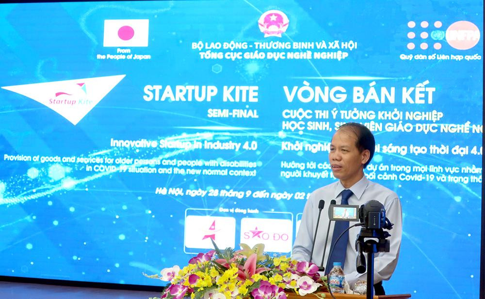 Phó Tổng cục trưởng Tổng cục Giáo dục nghề nghiệp Đỗ Năng Khánh, Trưởng ban tổ chức cuộc thi Startup Kite 2021 Phó Tổng cục trưởng Tổng cục Giáo dục nghề nghiệp Đỗ Năng Khánh, Trưởng ban tổ chức cuộc thi Startup Kite 2021