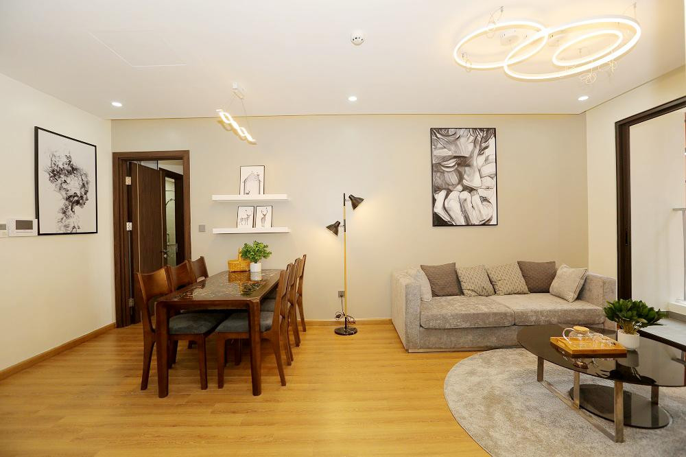 Ảnh căn hộ tại dự án The Terra – An Hưng, dự án được thiết kế dựa trên sự nghiên cứu nếp sống của người dân và đáp ứng phong tục của người dân như thờ cúng tổ tiên, giao lưu hàng xóm láng giềng