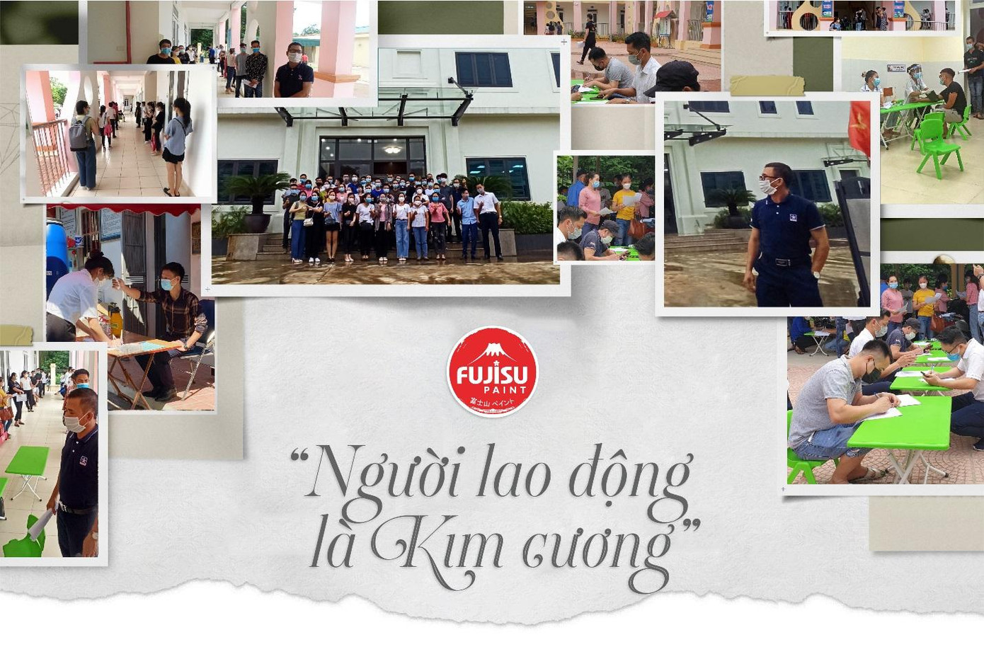 Sơn Fujisu tổ chức tiêm vắc xin cho toàn bộ CBCNV