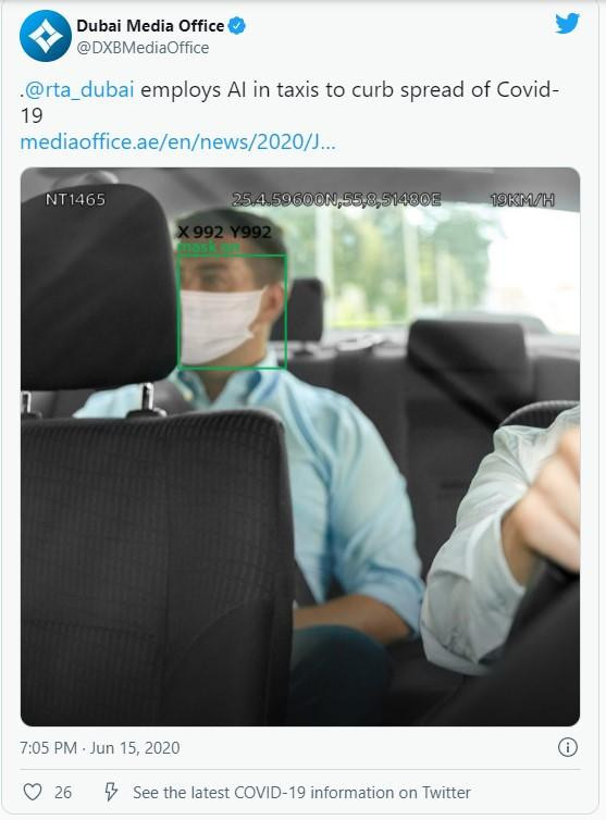 Hình ảnh được chia sẻ trên trang chính thức của Văn phòng Truyền thông Dubai Hình ảnh được chia sẻ trên trang chính thức của Văn phòng Truyền thông Dubai