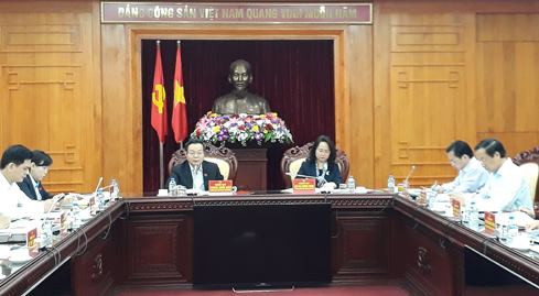 Phó chủ tịch QH Phùng Quốc Hiển làm việc với lãnh đạo tỉnh Lạng Sơn ảnh 2