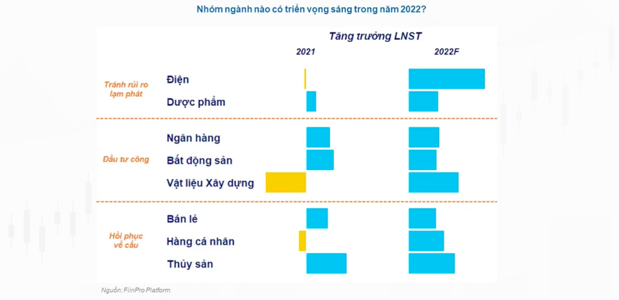 Cổ phiếu doanh nghiệp có yếu tố phòng thủ, liên quan đầu tư công và phục hồi sau đại dịch được chú ý
