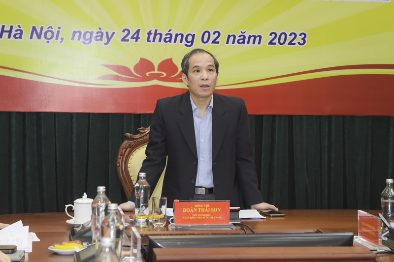 Phó Thống đốc NHNN Đoàn Thái Sơn (ảnh: SBV). Phó Thống đốc NHNN Đoàn Thái Sơn (ảnh: SBV).