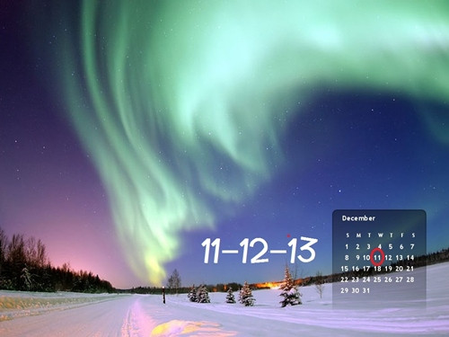 Những hình ảnh về 'ngày trăm năm' 11/12/2013 tràn ngập Facebook. Ảnh: Fb