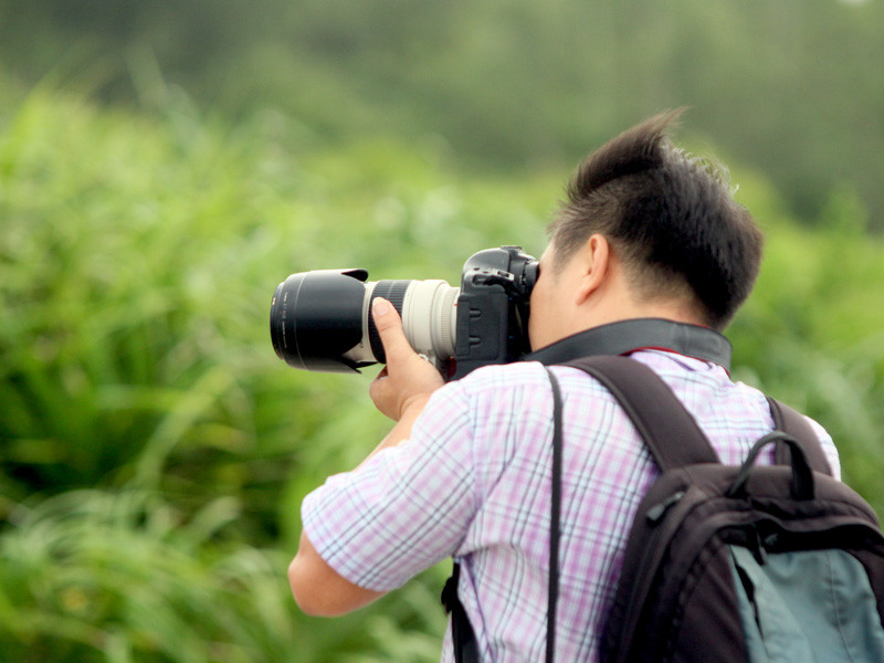 "Say" mình trước cảnh đẹp thiên nhiên.