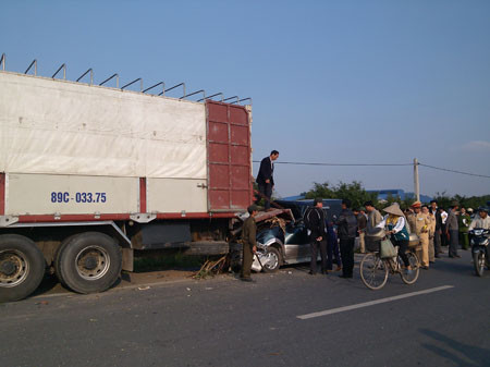 Hiện trường vụ tai nạn