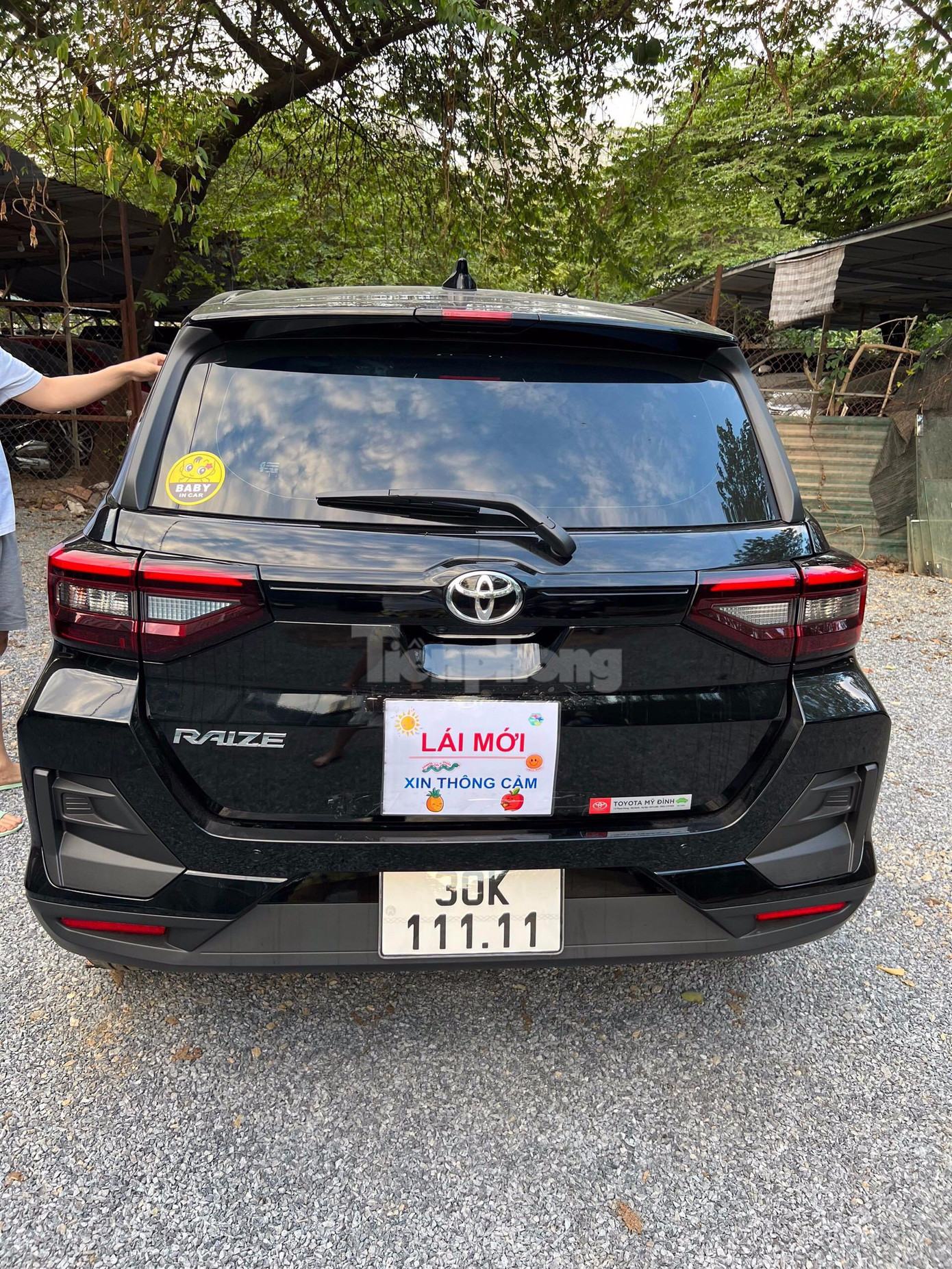 Cận cảnh biển số đẹp của Toyota Raize. Cận cảnh biển số đẹp của Toyota Raize.