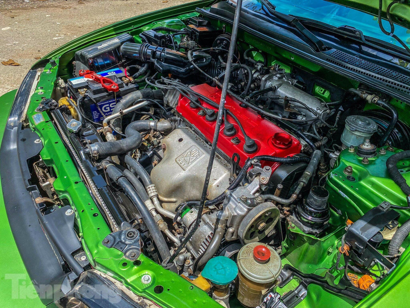 Anh Vinh đã đại tu toàn bộ phần động cơ.