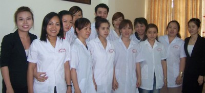 Hình ảnh các nhân viên ở thẩm mỹ viện Cát Tường