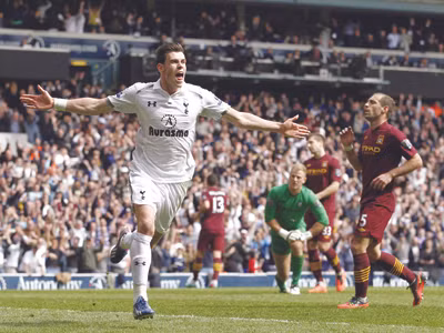 Bale “múa ballet” giúp Tottenham ngược dòng hạ Man City./ ảnh: GETTY IMAGES
