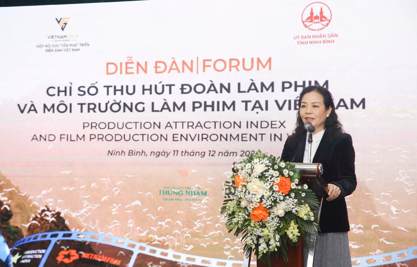 TS. Ngô Phương Lan đánh giá bộ chỉ số PAI giúp các nhà làm phim tiếp cận với thông tin của các địa phương đầy đủ hơn. Ảnh: Anh Vũ.