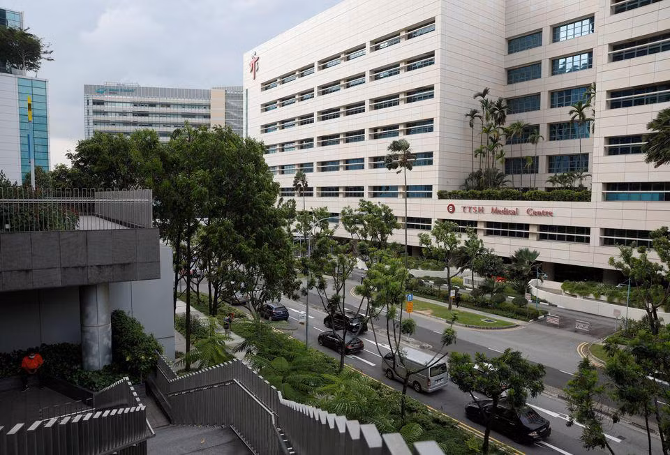 Ổ dịch mới vừa được phát hiện ở bệnh viện Tan Tock Seng - một trong những bệnh viện lớn nhất Singapore. Ảnh: REUTERS / Edgar Su