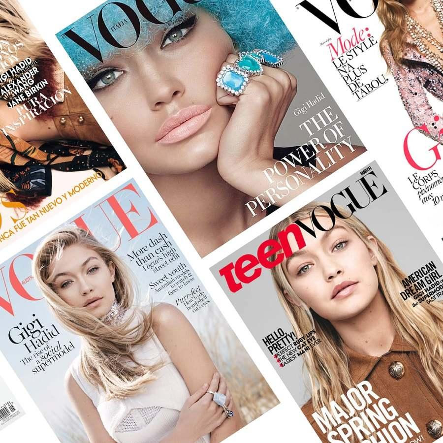 Chân dài người Mỹ là gương mặt trang bìa của nhiều tạp chí thời trang danh tiếng. Ảnh: Fashionista Chân dài người Mỹ là gương mặt trang bìa của nhiều tạp chí thời trang danh tiếng. Ảnh: Fashionista