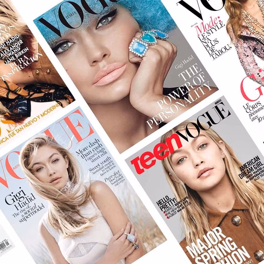 Chân dài người Mỹ là gương mặt trang bìa của nhiều tạp chí thời trang danh tiếng. Ảnh: Fashionista