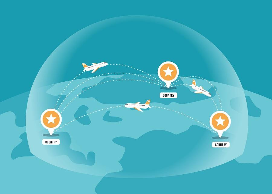 “Bong bóng du lịch hàng không” cho phép khách du lịch giữa hai bên được tự do đi lại mà không phải trải qua quá trình kiểm dịch.