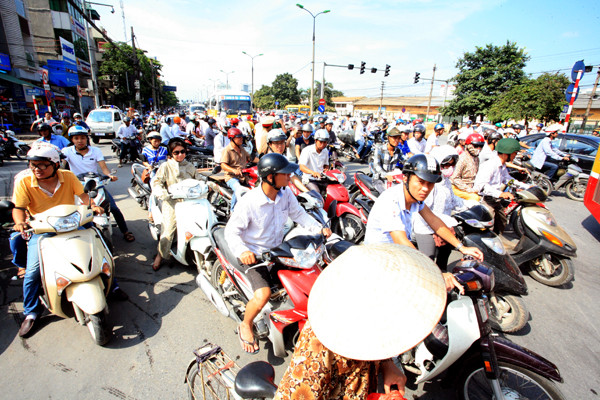 Tắc nghen giao thông tại cửa ngõ phía Nam