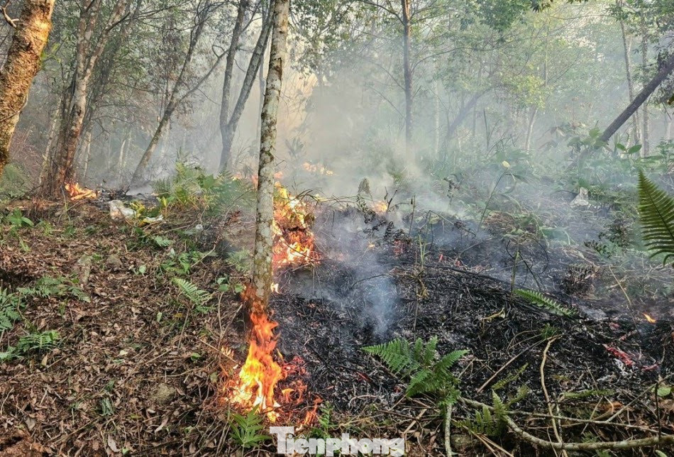 Đến sáng 27/4, các điểm cháy cơ bản được khống chế.