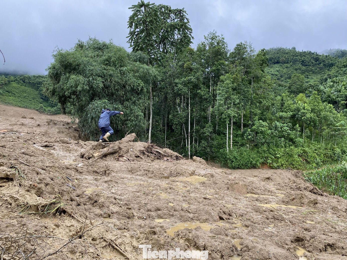 Hiện trường vụ lũ quét tại thôn Làng Nủ, xã Phúc Khánh. Hiện trường vụ lũ quét tại thôn Làng Nủ, xã Phúc Khánh.