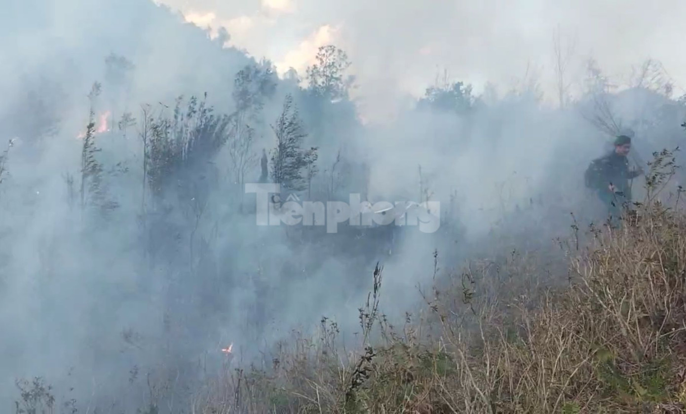 Hiện các lực lượng chức năng đang tiếp cận hiện trường để lên phương án xử lý với các điểm cháy mới phát hiện. Hiện các lực lượng chức năng đang tiếp cận hiện trường để lên phương án xử lý với các điểm cháy mới phát hiện.