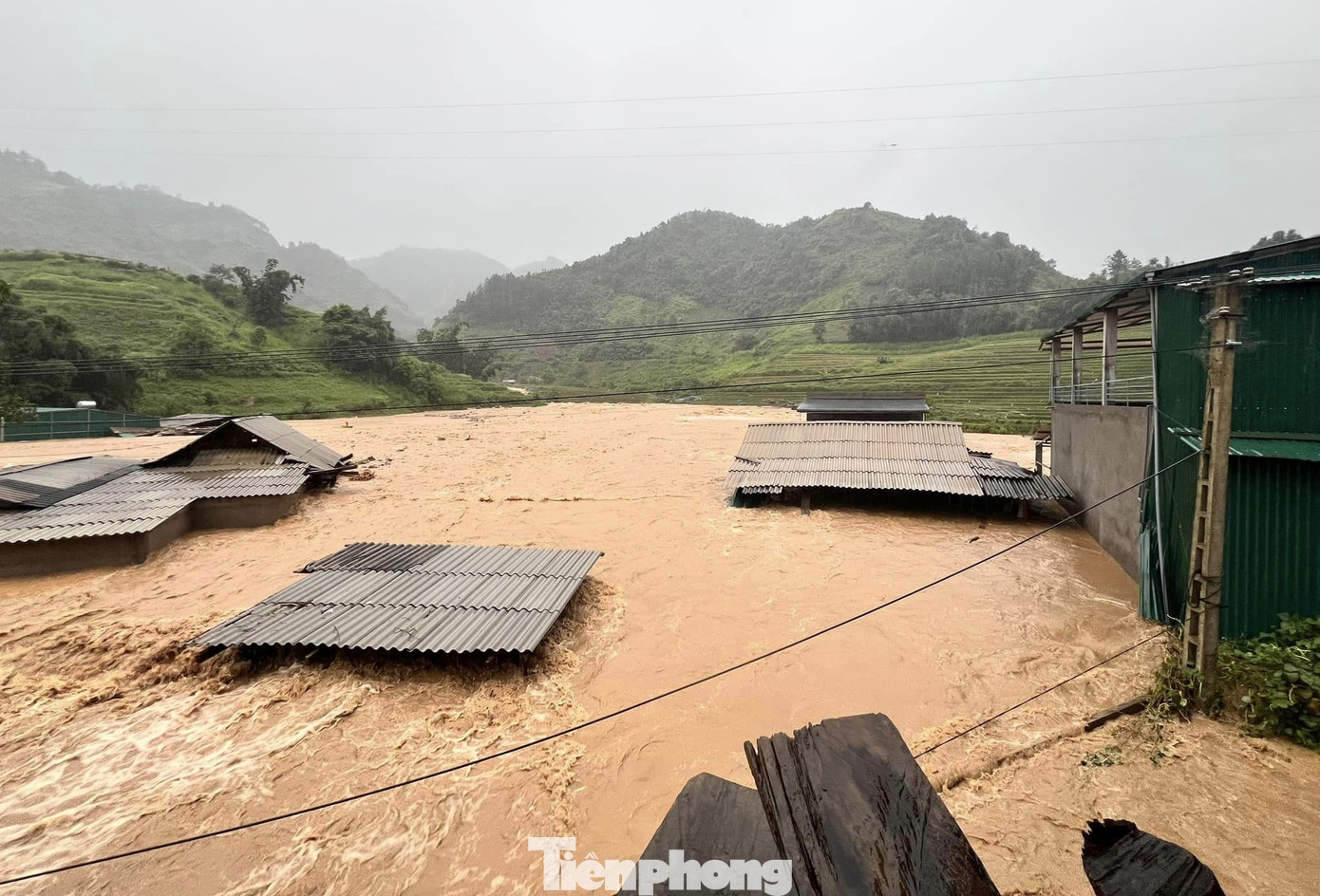 Mưa lũ khiến 439 nhà ở bị thiệt hại, trong đó: 1 nhà bị sập đổ hoàn toàn; 1 nhà bị hư hỏng nặng; 13 nhà bị sạt lở, taluy ảnh hưởng; 269 nhà phải di dời người và tài sản để đảm bảo an toàn (Trấn Yên 36 nhà, Văn Chấn 83, Văn Yên 9, Nghĩa Lộ 139); 6 nhà bị tốc mái trên 70%, còn lại dưới 70%.