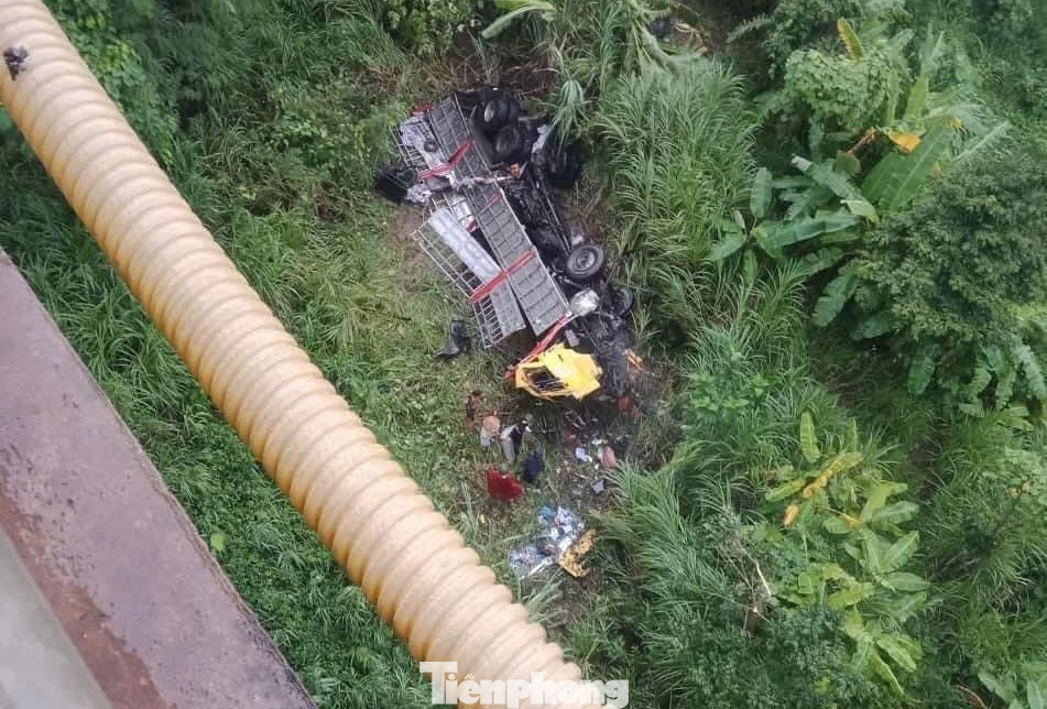 Hiện trường vụ tai nạn.